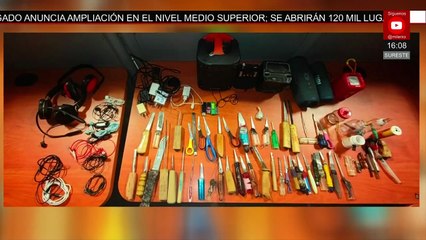 En Oaxaca, cateo sorpresa dentro de un penal permitió a las autoridades asegurar drogas y cuchillos