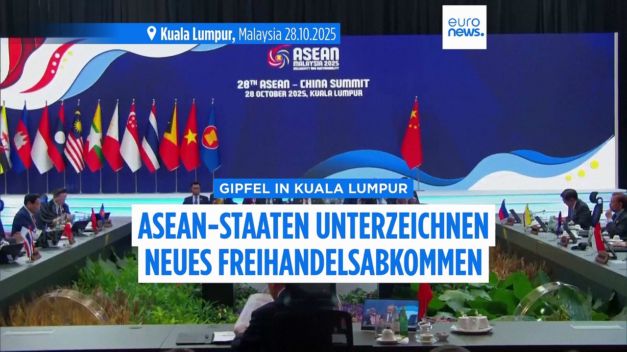 China statt USA: Peking unterzeichnet erweitertes Freihandelsabkommen