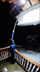 Satisfactory snow removal #satisfying #oddlysatifying #asmr #europe #..