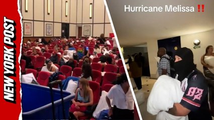 People in Jamaica forced to take shelter amid Hurricane Melissa