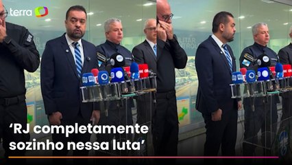 Cláudio Castro reclama de falta de apoio do governo Lula após operação no Alemão e na Penha