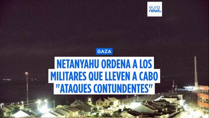 Netanyahu ordena a las fuerzas armadas "ataques contundentes" de inmediato en Gaza