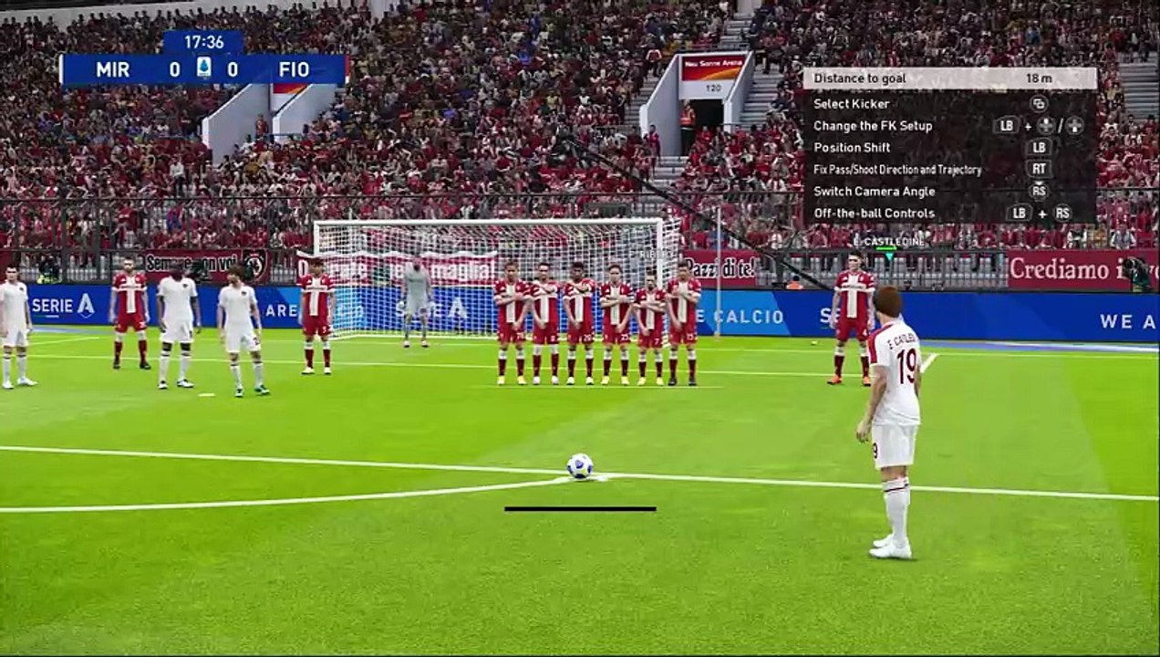 Thriller Match! AC Milan vs Fiorentina  PES 2021 Master League Full Match