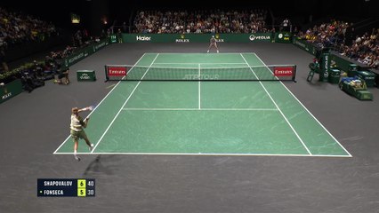 Fonseca s'impose face à Shapovalov - Tennis - Rolex Paris Masters