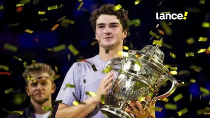 Multicampeão de Grand Slam, o ex-tenista mineiro Bruno Soares comemora o título de João Fonseca na Basileia