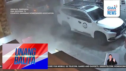 Huli-cam – Granada, inihagis ng riding-in-tandem sa tapat ng isang bahay; ilang sasakyan, napinsala | Unang Balita