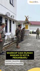37 ASN Asyik Nongkrong di Warkop Terjaring Razia Satpol PP Riau