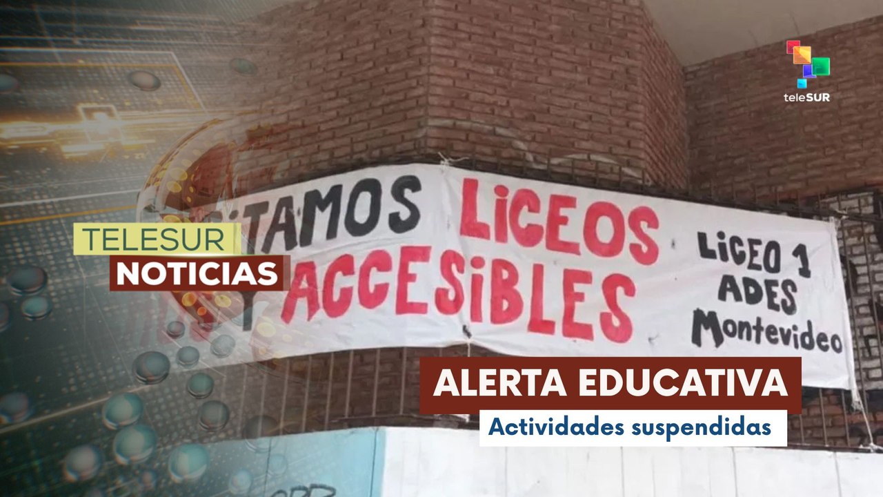 Docentes de secundaria realizan paro de 48 horas en Montevideo