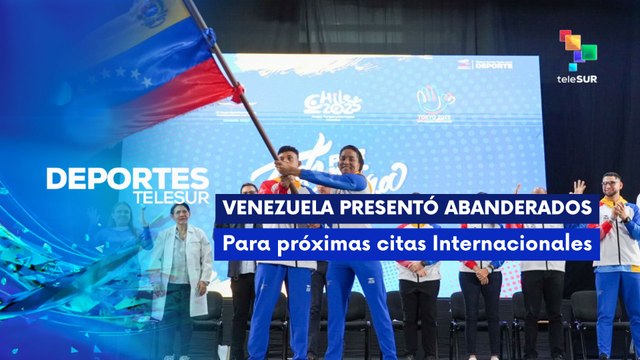 Venezuela presentó a sus abanderados para las próximas citas internacionales de este 2025 DEPORTES TELESUR 28-10-2025