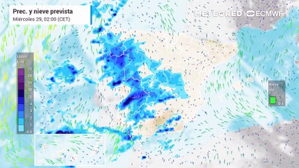 En unas horas una borrasca cruzará España