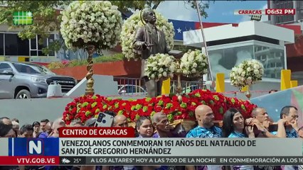 Venezolanos conmemoran 161 años del natalicio de San José Gregorio Hernández - 26.10.2025