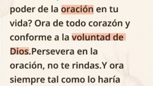 El poder de la oración 🙏