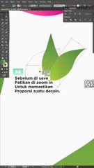 Fungsi Zoom In di Adobe Illustrator digunakan untuk memperbesar tampilan area kerja atau objek.
