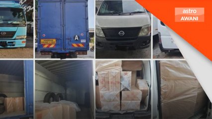Empat lelaki ditahan, lebih tiga juta rokok dirampas di Kepong