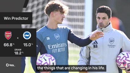 I would be 'blind' to not see Dowman's talent – Arteta