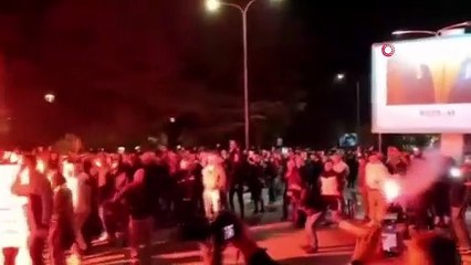 Karadağ’da Türk vatandaşları aleyhindeki gösteriler üçüncü gecesinde de devam etti