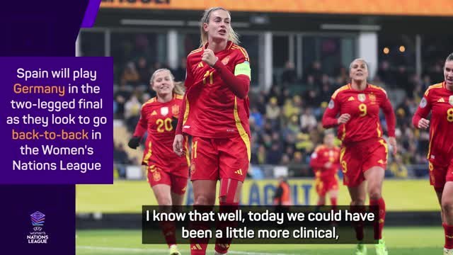 Bermudez 'can't ask for more' after Spain reach Women's Nations League final