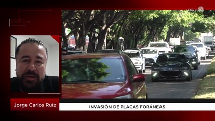 Invasión de placas foráneas | Jorge Carlos Ruíz