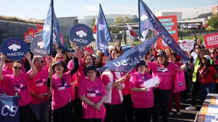 Three-day industrial action commences by state service workers in Tasmania
