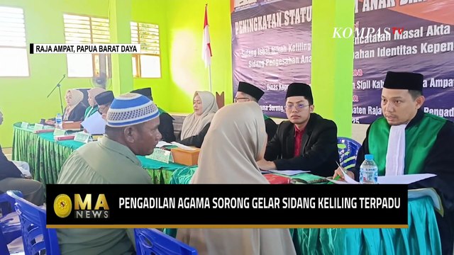 Sidang Keliling Pengadilan Agama Sorong Permudah Warga Urus Itsbat Nikah dan Akta Anak | MA NEWS