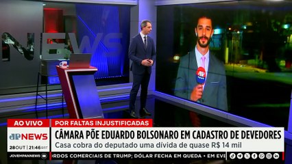 Câmara dos Deputados inclui Eduardo Bolsonaro em cadastro de devedores