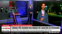 Câmara dos Deputados inclui Eduardo Bolsonaro em cadastro de devedores