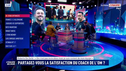 Partagez-vous la satisfaction de Roberto De Zerbi ? - L'Équipe du Soir - extrait