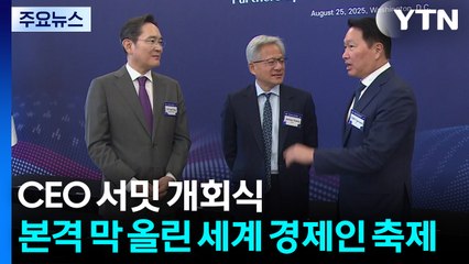 CEO 서밋 개회식...본격 막 올린 세계 경제인 축제 / YTN