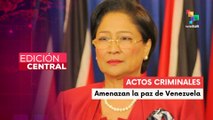 Declaran non grata a jefa del Gobierno trinitense por alianza con EE.UU.