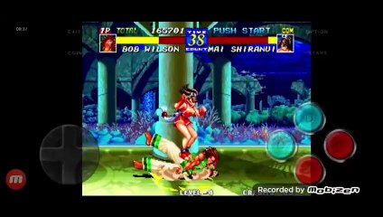 Fatal Fury 3 Bob Wilson vs Mai Shiranui fala de vitória do Bob Wilson em português