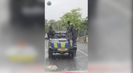 Calles inundadas y edificaciones destruidas son algunos de los saldos por la llegada de Melissa