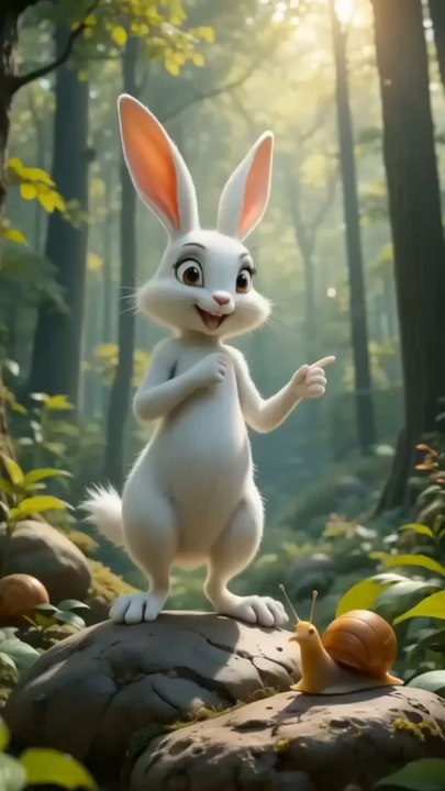 a rabbit and snail story