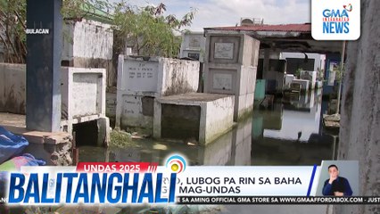 Ilang sementeryo, lubog pa rin sa baha ilang araw bago mag-undas | Balitanghali