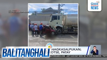 Kotse at truck, nagkasalpukan; 4 na sakay ng kotse, patay | Balitanghali