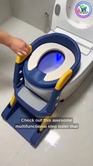Daily Deals Alert : Adjustable Toilet Training Seat | Baby Potty Seat with Non-Slip Wide Step & Soft Seat