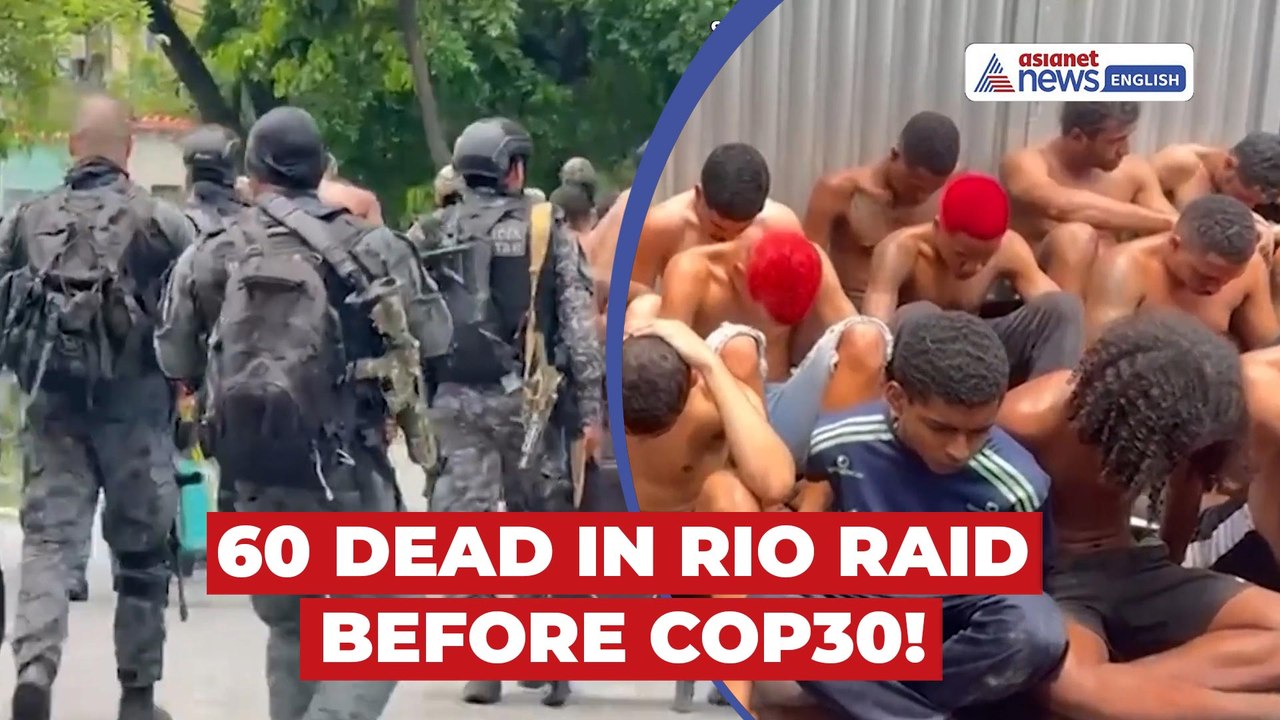 60 Killed in Rio Police Raid Just Before Global Climate Events