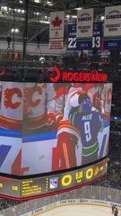 JT Miller receives tribute video during return to Vancouver