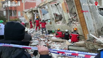 Gebze'de bina çöktü: Çok sayıda ekip sevk edildi