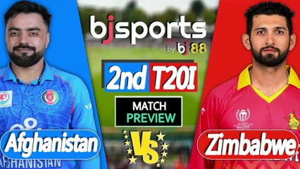 Afghanistan vs Zimbabwe 2025 | AFG vs ZIM 2nd T20 Match Preview |