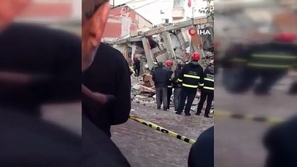 Gebze'de bina çöktü: Çok sayıda ekip sevk edildi