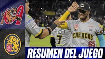 Resumen del juego Tigres de Aragua vs Leones del Caracas. 🔥