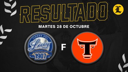 Resumen: Tigres del Licey vs Toros del Este | Serie Regular | 28/10/2025