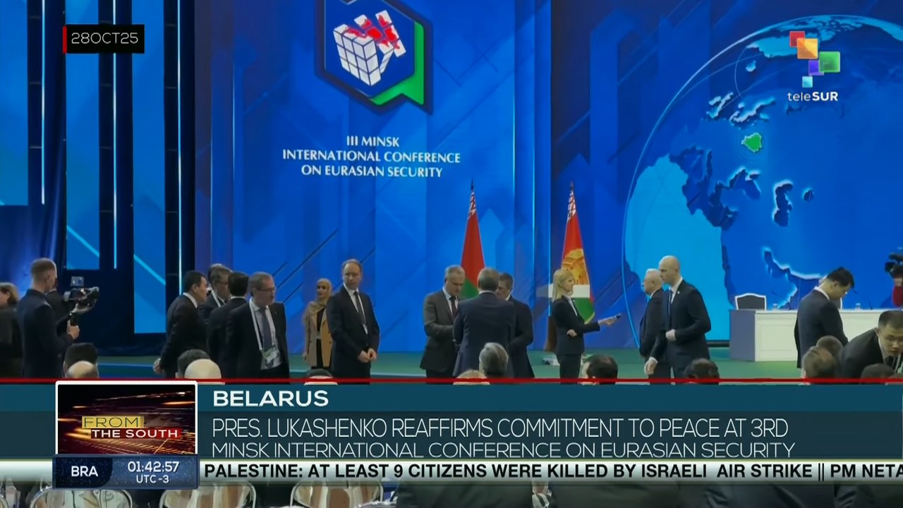Belarus: Pres. Lukashenko reaffirms commitment to peace at 3rd Minsk International Conference