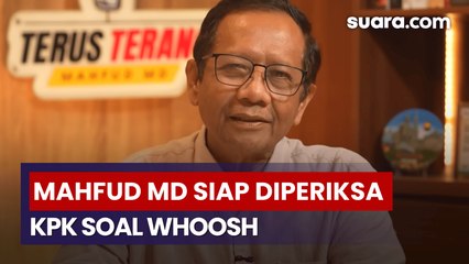 Mahfud MD Siap Dipanggil KPK Soal Dugaan Mark-Up Whoosh