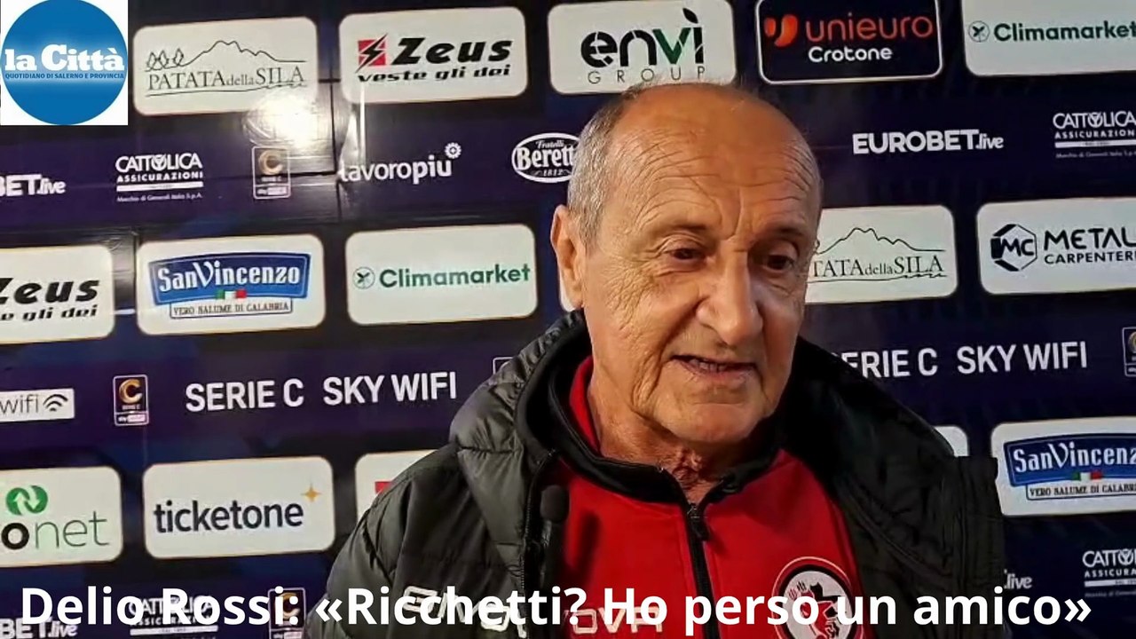 Delio Rossi «Ricchetti, ho perso un amico»