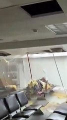 Dévastation en Jamaïque après le passage de l'ouragan  Melissa.  L’aéroport international de Montego Bay a été ravagé.