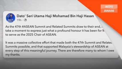 Malaysia terus sokong usaha perkukuh komuniti ASEAN - Mohamad Hasan