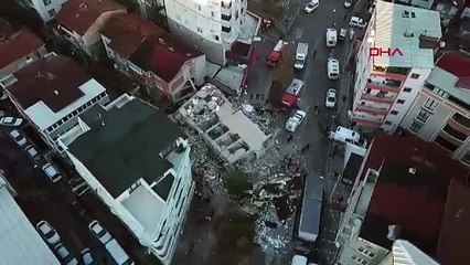 Gebze'de 6 katlı bina çöktü; kurtarma çalışması başlatıldı