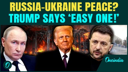 VIDEO: Trump’s SHOCKING Remark on Russia-Ukraine War | ‘Easy’ to end the War| Boasts ties with Putin