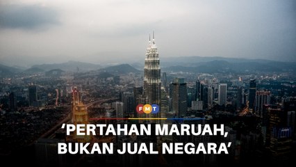 Tiada satu klausa jual negara, ini soal maruah dan kedaulatan, kata Zafrul